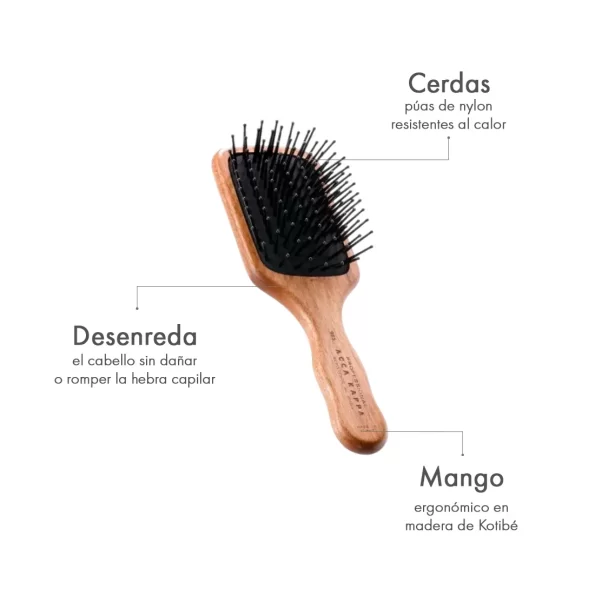 cepillo para el cabello de Acca Kappa